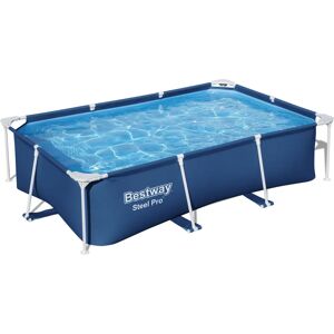 Piscina elevada Bestway 56403 / 23 - Rectangular - 2300 L - Azul Piscina elevada Bestway 56403 / 23 - Rectangular - 2300 L - Azul