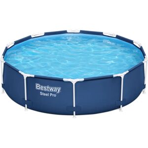 Bestway Steel Pro 56679 - Piscine hors-sol - Bleu - Publicité Bestway Steel Pro 56679 - Piscine hors-sol - Bleu - Publicité