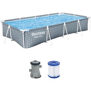 Nadmuchiwany basen Bestway Steel Pro Szary - Inflatable Pool Nadmuchiwany basen Bestway Steel Pro Szary - Inflatable Pool