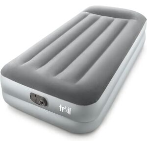Deluxe XL Airbed - Electric Pump, Grey, 191cm x 97cm x 45cm - Airbed Deluxe XL Airbed - Electric Pump, Grey, 191cm x 97cm x 45cm - Airbed