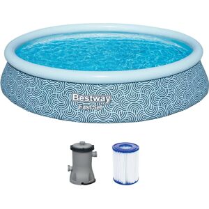 Kit Piscina Gonfiabile BESTWAY - Installazione Veloce - 396 x 84 cm Kit Piscina Gonfiabile BESTWAY - Installazione Veloce - 396 x 84 cm