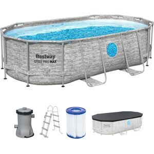 Oválný bazén Steel Pro MAX od Bestway - 427x250x100cm Oválný bazén Steel Pro MAX od Bestway - 427x250x100cm