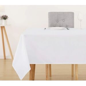 Deconovo Toalha de Mesa Branca Impermeável Cor Sólida Deconovo Toalha de Mesa Branca Impermeável Cor Sólida