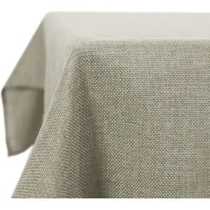 Deconovo À prova d'água faux linho toalha de mesa 140x240cm - Linho claro Deconovo À prova d'água faux linho toalha de mesa 140x240cm - Linho claro