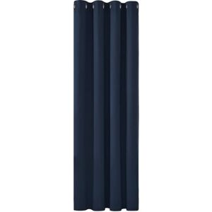Cortina Navy Blue Deconovo - 132x160 cm - Cortina blackout para uso interno Cortina Navy Blue Deconovo - 132x160 cm - Cortina blackout para uso interno