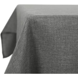 Deconovo Toalha de mesa impermeável de linho falso - 137x274 cm - Uma peça Deconovo Toalha de mesa impermeável de linho falso - 137x274 cm - Uma peça