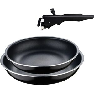 San Ignacio - Click&Cook - 24/28 cm - Set di padelle in alluminio San Ignacio - Click&Cook - 24/28 cm - Set di padelle in alluminio