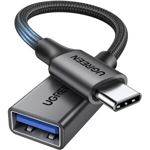 Cabo OTG USB-C para USB-A da Ugreen - Preto Cabo OTG USB-C para USB-A da Ugreen - Preto