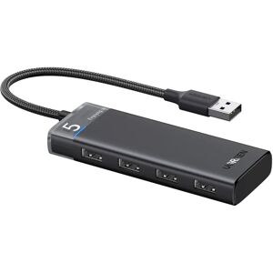 Ugreen USB Hub - 4 Portok, Fekete - USB Hub Ugreen USB Hub - 4 Portok, Fekete - USB Hub