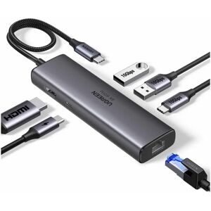 Estação de ancoragem Ugreen CM512 - 4K HDMI, USB-C, Ethernet, 100W PD Estação de ancoragem Ugreen CM512 - 4K HDMI, USB-C, Ethernet, 100W PD