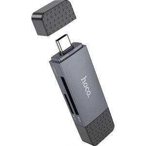 Hoco Hb45 - Czytnik kart SD MicroSD 2-w-1 USB-C/USB-A Hoco Hb45 - Czytnik kart SD MicroSD 2-w-1 USB-C/USB-A