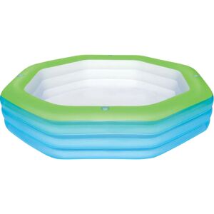 Bestway 54119 Opblaasbare octagonale zwembad - 1030 L Blauw/Groen Bestway 54119 Opblaasbare octagonale zwembad - 1030 L Blauw/Groen