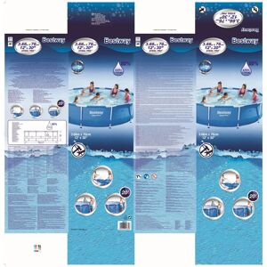 Bestway Steel Pro Above Ground Pool - Round 6473L - Blue Bestway Steel Pro Above Ground Pool - Round 6473L - Blue