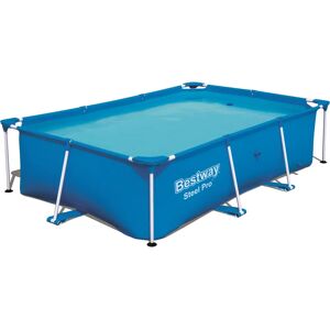 Bestway Steel Pro 56403 Rectangular Above Ground Pool - Pool, Blue Bestway Steel Pro 56403 Rectangular Above Ground Pool - Pool, Blue