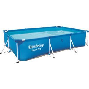 Bestway Steel Pro Rectangular Pool - 3300L, Blue Bestway Steel Pro Rectangular Pool - 3300L, Blue