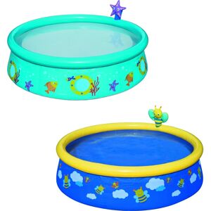 Piscina per bambini Bestway - Blu - 152cm x 38cm Gonfiabile per Giochi con l'acqua Piscina per bambini Bestway - Blu - 152cm x 38cm Gonfiabile per Giochi con l'acqua