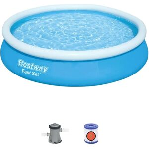 Bestway Inflatable 12ft Family Pool - Durable with Filter Pump Bestway Inflatable 12ft Family Pool - Durable with Filter Pump