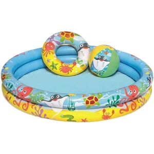 Bestway Inflatable Water Friends Kids Paddling Pool - Kiddie Pool Bestway Inflatable Water Friends Kids Paddling Pool - Kiddie Pool
