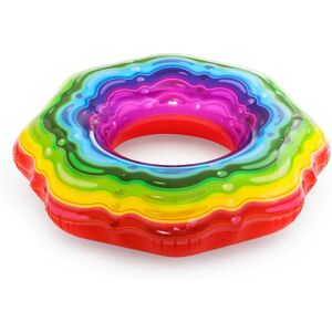 Bestway 36163 Pool Float - Multicolour Rainbow PVC Ring Bestway 36163 Pool Float - Multicolour Rainbow PVC Ring