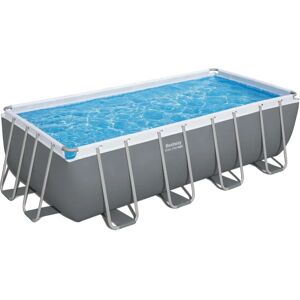 Piscina rectangular Power Steel de Bestway - 11532 L - Gris Piscina rectangular Power Steel de Bestway - 11532 L - Gris