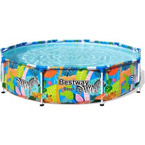 Bestway Brand 4062 Capacity Safari Round Pool - Surface-mounted Pool Bestway Brand 4062 Capacity Safari Round Pool - Surface-mounted Pool