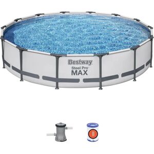 Zestaw Basenów Bestway Steel Pro Max 14' x 33' - Trwały i Łatwy w Montażu Zestaw Basenów Bestway Steel Pro Max 14' x 33' - Trwały i Łatwy w Montażu