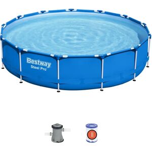 Bestway Steel Pro 13' x 33' Basen - Wytrzymały Materiał, Łatwy Montaż - Basen Bestway Steel Pro 13' x 33' Basen - Wytrzymały Materiał, Łatwy Montaż - Basen