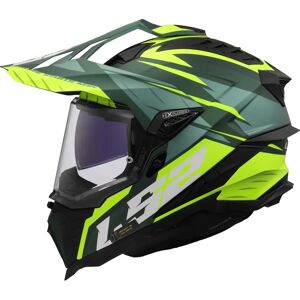 LS2 MX701 Explorer Grønn-Gul Hjelm - Hjelm LS2 MX701 Explorer Grønn-Gul Hjelm - Hjelm