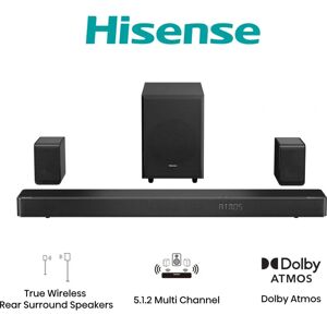 Hisense AX5125H Wireless 5.1.2 Soundbar - Cinema, Music, Sport Hisense AX5125H Wireless 5.1.2 Soundbar - Cinema, Music, Sport