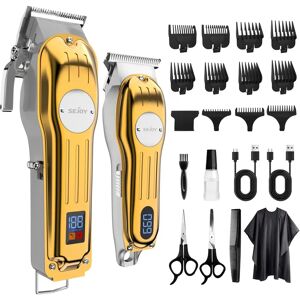 Sejoy Professional Cordless Hair Clipper & Trimmer Kit - Barber Set Sejoy Professional Cordless Hair Clipper & Trimmer Kit - Barber Set