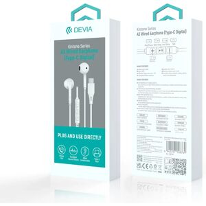 Devia Écouteurs USB-C In-Ear - Samsung/iPhone 15/16 - Écouteurs - Publicité Devia Écouteurs USB-C In-Ear - Samsung/iPhone 15/16 - Écouteurs - Publicité