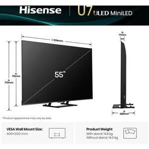 Hisense 55U7Q Mini-LED 4K TV - Smart TV Hisense 55U7Q Mini-LED 4K TV - Smart TV