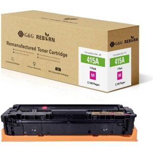 G&G HP 415A Magenta Toner - Reborn umweltfreundlich - 2100 Seiten G&G HP 415A Magenta Toner - Reborn umweltfreundlich - 2100 Seiten