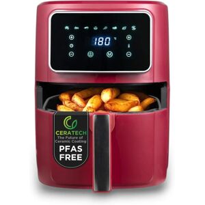 Bergner Airfryer 6,9L 1800W Rood - Airfryer Bergner Airfryer 6,9L 1800W Rood - Airfryer