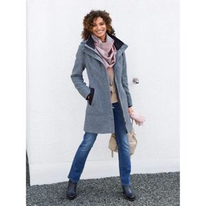 Casual Looks Modell 40 Blau Meliert Mantel - Mantel Casual Looks Modell 40 Blau Meliert Mantel - Mantel