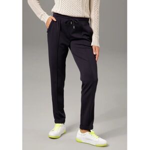 Aniston CASUAL Modell - Strukturierte Jersey-Hosen - Blau Aniston CASUAL Modell - Strukturierte Jersey-Hosen - Blau