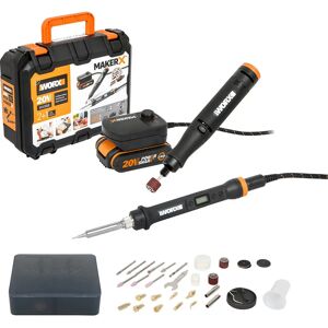 Worx WX988 Power-Gravier - Rotationswerkzeug, Lötset Worx WX988 Power-Gravier - Rotationswerkzeug, Lötset