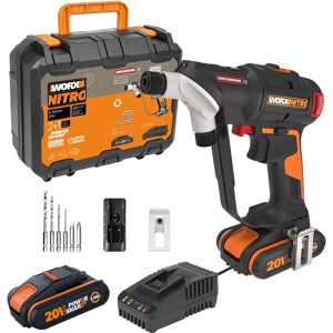 WORX WX177 NITRO Perceuse sans fil - Moteur brushless, 20V - Publicité WORX WX177 NITRO Perceuse sans fil - Moteur brushless, 20V - Publicité