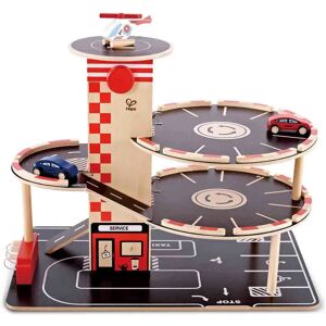Hape Modèle : Garage - Parking à quatre niveaux avec plateforme pour hélicoptère - Ensemble de jouets Hape Modèle : Garage - Parking à quatre niveaux avec plateforme pour hélicoptère - Ensemble de jouets