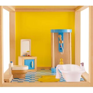Hape Family Bathroom - Doll House Bathroom Set in Multicolor Hape Family Bathroom - Doll House Bathroom Set in Multicolor