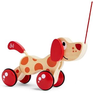 Hape Push & Pull Wooden Toy - Educational Dog Learning Toy Hape Push & Pull Wooden Toy - Educational Dog Learning Toy