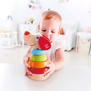 Hape Natural Wood Rainbow Stack Toy - Learning Toy for Kids Hape Natural Wood Rainbow Stack Toy - Learning Toy for Kids