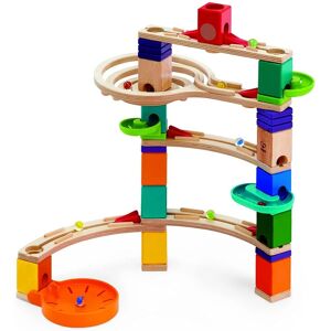 Hape Wooden Marble Run - 94 Pieces - STEM Development - Bunt - Marble Track Toy - Type Hape Wooden Marble Run - 94 Pieces - STEM Development - Bunt - Marble Track Toy - Type