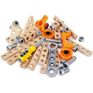 Kit di Costruzione Hape - Set di costruzioni in legno per bambini - Giocattolo STEM Kit di Costruzione Hape - Set di costruzioni in legno per bambini - Giocattolo STEM