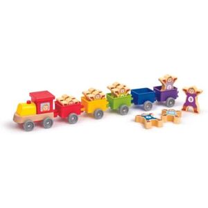 Hape E1075 Véhicule de Jeu - Singes Colorés & Train - Publicité Hape E1075 Véhicule de Jeu - Singes Colorés & Train - Publicité