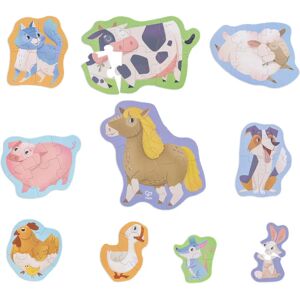 Hape Bondgårdsdjur Pusselset - 10 Delar för 18-36 Månader Hape Bondgårdsdjur Pusselset - 10 Delar för 18-36 Månader