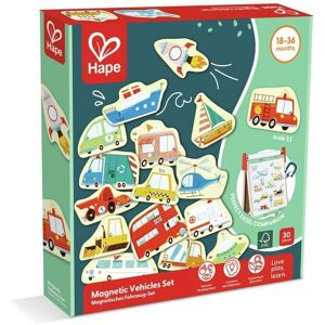 Hape Holzspielzeug - Fahrzeugmagnet-Set (30 Stück) - Lernspielzeug Hape Holzspielzeug - Fahrzeugmagnet-Set (30 Stück) - Lernspielzeug
