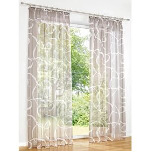 HEINE HOME Rideaux Semi-Transparents Beiges - 245 x 140 cm - Publicité HEINE HOME Rideaux Semi-Transparents Beiges - 245 x 140 cm - Publicité