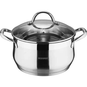Bergner BG-6508 Stal nierdzewna 5,6L Garnek - Rączki odporne na ciepło Bergner BG-6508 Stal nierdzewna 5,6L Garnek - Rączki odporne na ciepło