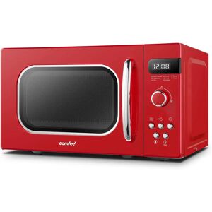 COMFEE' Retro Style 800w Microwave Oven - 20L, Red COMFEE' Retro Style 800w Microwave Oven - 20L, Red